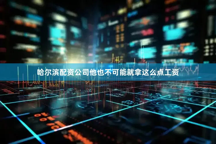 哈尔滨配资公司他也不可能就拿这么点工资