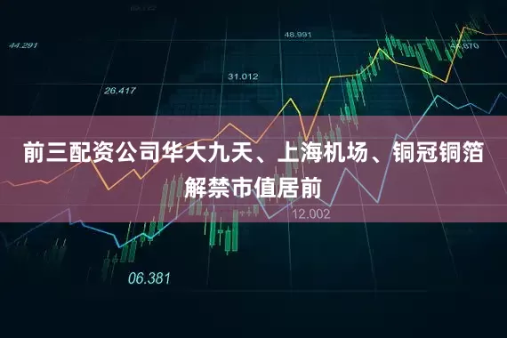 前三配资公司华大九天、上海机场、铜冠铜箔解禁市值居前